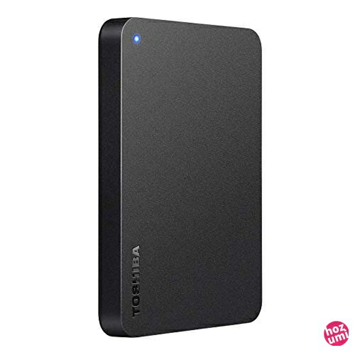 東芝 Canvio 1TB USB3.2(Gen1)対応 ポータブルHDD PC/TV対応 バッファローサポート 国内メーカー 故障予測 外付け Mac ブラック HD-TPA1U3-B/N