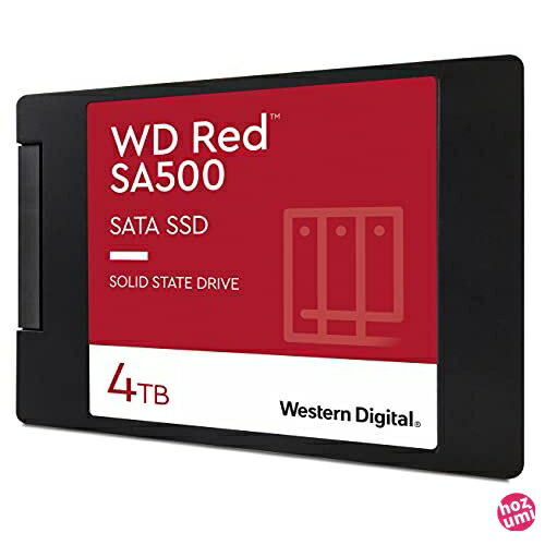 Western Digital ウエスタンデジタル WD Red SATA SSD 内蔵 4TB 2.5インチ (読取り最大 560MB/s 書込み最大 530MB/s) NAS メーカー保証5年 WDS400T1R0A-EC SA500