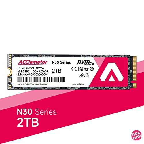 Acclamator SSD 2TB ¢ M.2 2280 PCIe3.04 NVMe1.3 3300MB/ 3D TLC NANDN30 servise