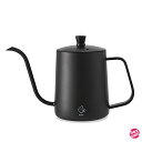VKCHEF コーヒー ドリップ ポット ドリップケトル 細口 ミニ 600ml ステンレス製 キャンプ ケトルブラック エスプレッソポット お茶 珈琲 やかん
