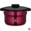 サーモス 真空保温調理器 シャトルシェフ 2.8L (3~5人用) レッド 調理鍋ふっ素コーティング加工 KBJ-3001 R