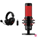 セット品(QuadCast BK+Cloud core WL ヘッドセット)