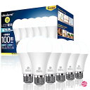 okalumi LED電球 e26口金 昼光色(6000k) 100W形相当 1710ルーメン (12.3W) 高輝度 全方向タイプ 密閉器具対応 6個セット