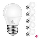 LVWIT LED電球 E26口金 40W形相当 470LM 4.5W 電球色 3000K LEDランプ 広配光タイプ 高輝度 長寿命 省エネ PSE認証 6個...