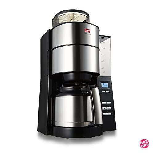 メリタ(Melitta) 全自動フィルターペーパー式 コーヒーメーカー アロマフレッシュ 10杯用 AFT1022-1B ブラック