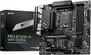 MSIマザーボード PRO B760M-A WIFI DDR4 【第14/13/12世代IntelCPU(LGA1700)対応】2xGen4高速M.2/最大4画...
