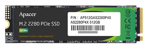 Apacer ڥ SSD 512GB M.2 PCIe Gen3 x 4 NVMe ɹ® 2100MB/s ® 1...