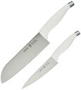 Henckels ヘンケルス 「 HIスタイル 三徳 / ペティ 2pcsセット ホワイト 日本製 」 三徳 小刀 包丁セット ステンレス ギフト 食洗機対応 ...
