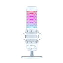 HyperX QuadCast S スタンドアロンマイク RGBライティング ホワイト テレワーク/ストリーマー/コンテンツクリエーター/ゲーマー向け/PC,P...