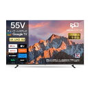FPD チューナーレステレビ 55V型 4K Google TV ネット動画対応 スマートテレビ HDR10対応 Dolby Vision Dolby Atmos MEMCテクノロジー Google Cast内蔵 音声検索対応 VESA規(2)