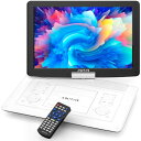 【新機種】 ASUTAS ポータブルdvdプレーヤー 17.9型 液晶 15.6インチ超大画面 内蔵ダブルスピーカー 5000mAh大容量充電式バッテリー 6時...