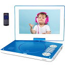 Jekero ポータブルDVDプレーヤー 12.5型 10.1インチ液晶 3500mAhバッテリー 6時間連続再生 レジューム機能 270度回転 TV同期可能 ...