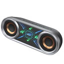 DOSS SoundBox Pro+ P400 Bluetoothスピーカー 50W 重低音 ワイヤレス ポータブル 小型 ブルートゥース スピーカー【26時間...