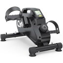 CYFIE フィットネスバイクミニ 静音 家庭用 座ったまま 8段階負荷調節 耐荷重100kg トレーニング バイク 室内 自転車 エクササイズバイク サイクリングマシン コンパクト 日本語説明書付き 組み立て簡単 (ブラック)