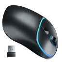Zatori マウス 無線 ワイヤレス RedLED 極薄 充電式 高感度 高敏度 高耐久 type-C充電 DPI切替 2.4GHz 無線 Bluetooth...
