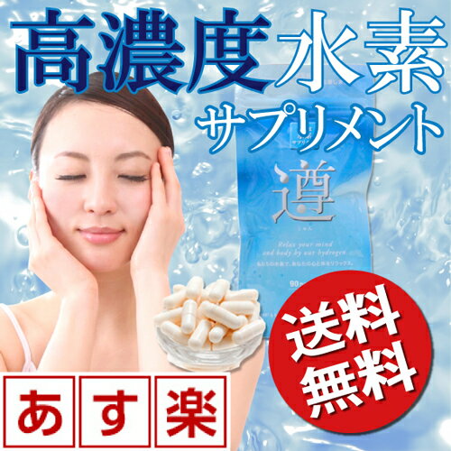 【送料無料】 遵(じゅん) 高濃度 水素サプリメント 90カプセル（30日分） 水素サプリメン...