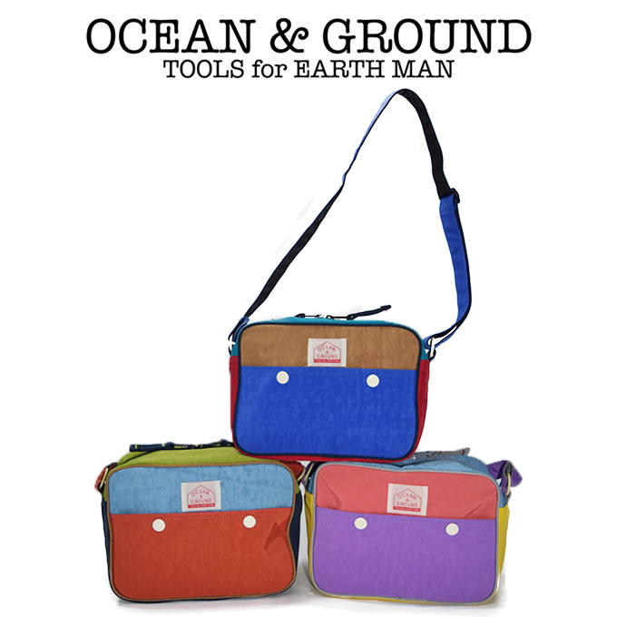 OCEAN & GROUND（オーシャン アンド グラウンド）切替ショルダーBAG GOODAY　CRAZY 通園バッグ（保育園 通園バッグ ショルダー 男の子 女の子 おしゃれ ショルダーバッグ 保育園 バッグ 入園準備 幼稚園 入園グッズ 保育園 バッグ おしゃれ カバン かばん 鞄）