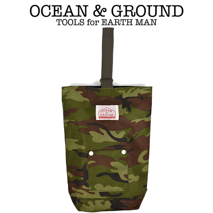 オーシャン アンド グラウンド シューズバック CAMO（ocean&ground シューズバッグ キッズ 上履き入れ 男の子 女の子 上履き袋 幼稚園 シューズ入れ 上靴袋 上靴入れ 小学生 小学校 入学準備 保育園 入園準備 入園グッズ 子ども 子供 shoes bag kids）