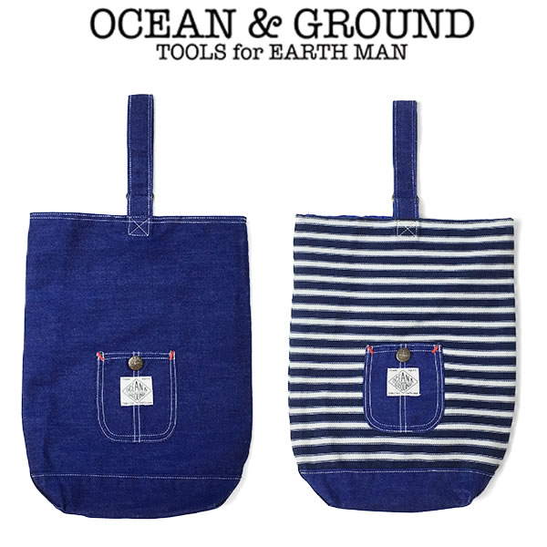 OCEAN GROUND（オーシャン アンド グラウンド）シューズバック BLUE BLUE（シューズバッグ キッズ 上靴入れ 上履き入れ 男の子 女の子 小学校 入学準備 保育園 入園準備 幼稚園 シューズ入れ 上履き袋 上靴袋 入園グッズ 子ども 子供 shoes bag）