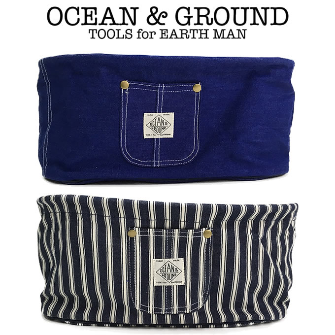 オーシャン アンド グラウンド バギーBAG BLUE BLUE（ocean&ground オーシャン&グラウンド オーシャンアンドグラウンド バギーバッグ ベビーカー バッグ）