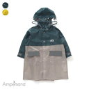 Ampersand(アンパサンド) バイカラーレインコート （レインコート キッズ 雨具 カッパ 男の子 女の子 レインコート 子供 ジュニア rain coat kids）