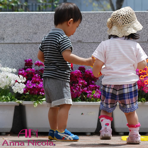 AnnaNicola（アンナニコラ） ダブルガーゼショートパンツ 日本製（キッズ ベビー 赤ちゃん 新生児 ベビー服 ショートパンツ 子供 ダブルガーゼ 服 チェック baby kids pants）