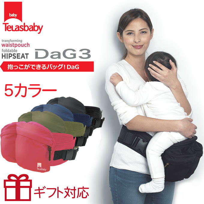 抱っこができるバッグ DaG3 たためるヒップシートキャリー ウェストポーチ（赤ちゃん ベビー 抱っこチェア ヒップシート 抱っこ紐 だっこひも ヒップシート キャリア 出産祝い ギフト お祝い bag）