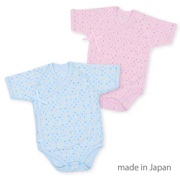 ロンパース（1000円程度） 新生児メルマ加工ロンパス肌着・日本製（ベビー肌着 ベビー服 新生児 肌着 赤ちゃん 肌着 服 ロンパース 子供服 50cm 60cm 50 60 出産準備 新生児 服 baby rompers）