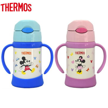 THERMOS(サーモス) 真空断熱ストローマグ ディズニー 250ml FHI-250DS (マグ 赤ちゃん ベビー サーモス 水筒 子供用 水筒 ステンレス ミッキー ミニーマウス 子供 ジュニアキッズ 送料無料 水筒 子供）