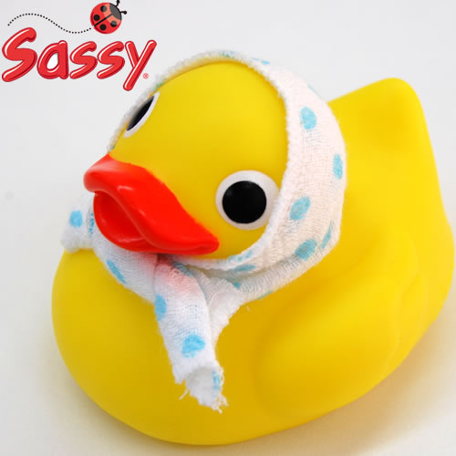 sassy（サッシー） ラバーダッキー （キッズ ベビー 赤ちゃん 新生児 おふろ アヒル お風呂 あっちっちセンサー 湯温…