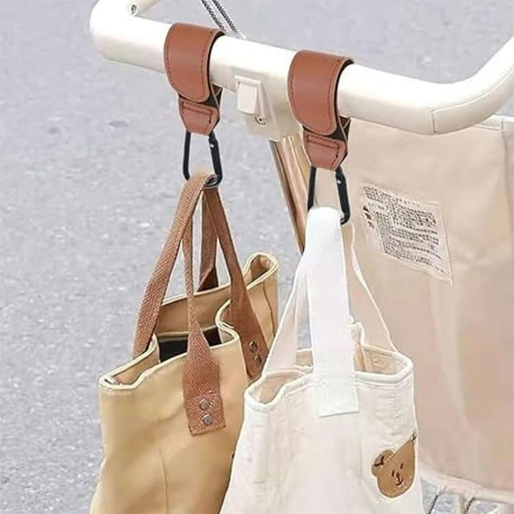 ベビーカーフック 【2個セット】 【2個セット】 マジックテープ ペットカートフッ...