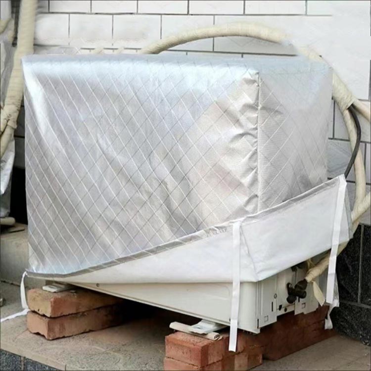 防塵 積雪 エアコン室外機カバー 日焼け止め エアコン室外機カバー 防水 ホコリ フルカバー 防塵 汚れ防止 室外機カバー 日よけカバー 保護カバー エアコン 室外機 ワイドサイズ 大型 冬 防水カバー 裏起毛 劣化防止 雨対策 雪対策 厚手 クーラー 室外