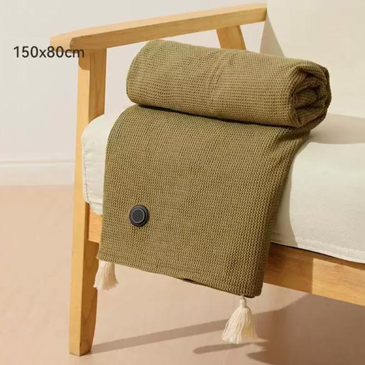 電気毛布 掛け敷き 150*80cm 電気掛け毛布 電気しき毛布 洗える 電気ブランケット ...