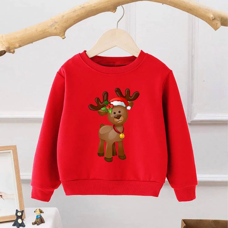子供服 トップス トレーナー キッズ服 クリスマスツリー柄 トップス スウェット 13...