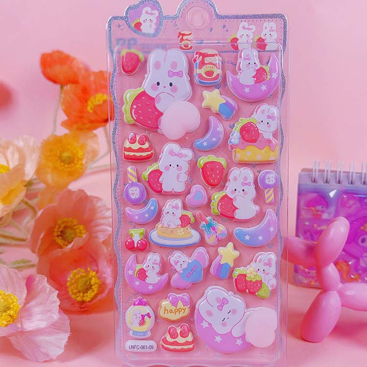 ぷくぷく ぷにぷにシール 可愛い 8枚セット ...の紹介画像2