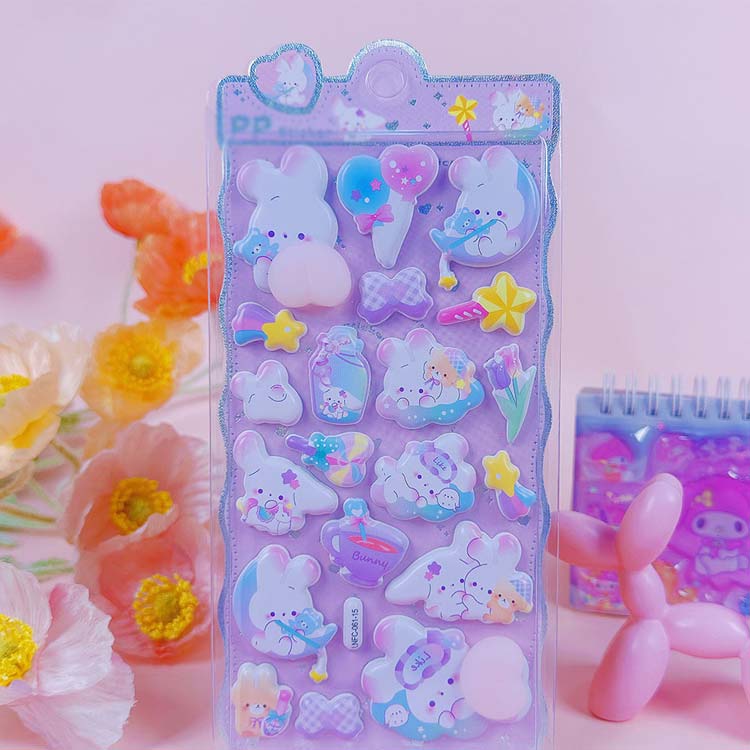 ぷくぷく ぷにぷにシール 可愛い 8枚セット ...の紹介画像3