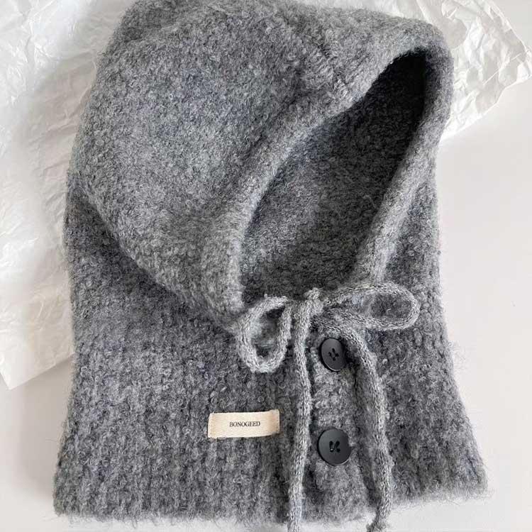 ニット 自転車 レディース ネックウォーマー 通勤 韓国 バラクラバ おしゃれ 帽子 冬 ウール混 あったか フード付き バラクラバ ニット帽 ニット マフラー フードウォーマー 防風 防寒グッズ 寒さ対策 防寒 フード 通学 無地 冬物 小顔 暖かい