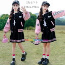 韓国子供服 女の子 おしゃれ 春服 セットアップ ファッション 上下セット キッズ 野球ウェア ジャケット+スカート 学生 通学着 お出かけ 運動着 かわいい 春着 秋着 子ども服 コーデ ダンス衣装 hiphop K-pop 舞台 団体服 応援団 110cm 120cm 130cm 140cm 150cm 160cm 170cm