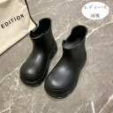 レディース 雨靴 ブラック 軽い おしゃれ 雨具 便利 雨靴 ショート レインシューズ 梅雨對策 台風対策 滑り止め 疲れない 歩きやすい レディー 黒 雨靴 ...