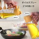 【150円OFFクーポン】送料無料 料理用 霧吹き オイルスプレー 2つの使い方 オイルスプレー 噴霧器ボトル グレープシードオイル 霧化ボトル オイルポット ...