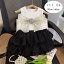 韓国 子供服 女の子 セットアップ 夏服 キッズ ベスト+スカート 2点セット イベント 誕生日 結婚式 呼..