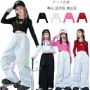 ダンス衣装 キッズ へそ出し トップス 黒 白 粉 赤 長袖 Tシャツ 女の子 舞台 団体服 演出服 子供服 へそ出し Tシャツ キッズダンス hiphop K-pop 練習着 応援団 おしゃれ ダンスウェア ヒップホップ ステージ衣装 jazz ダンス 110 120 130 140 150 160 170 180