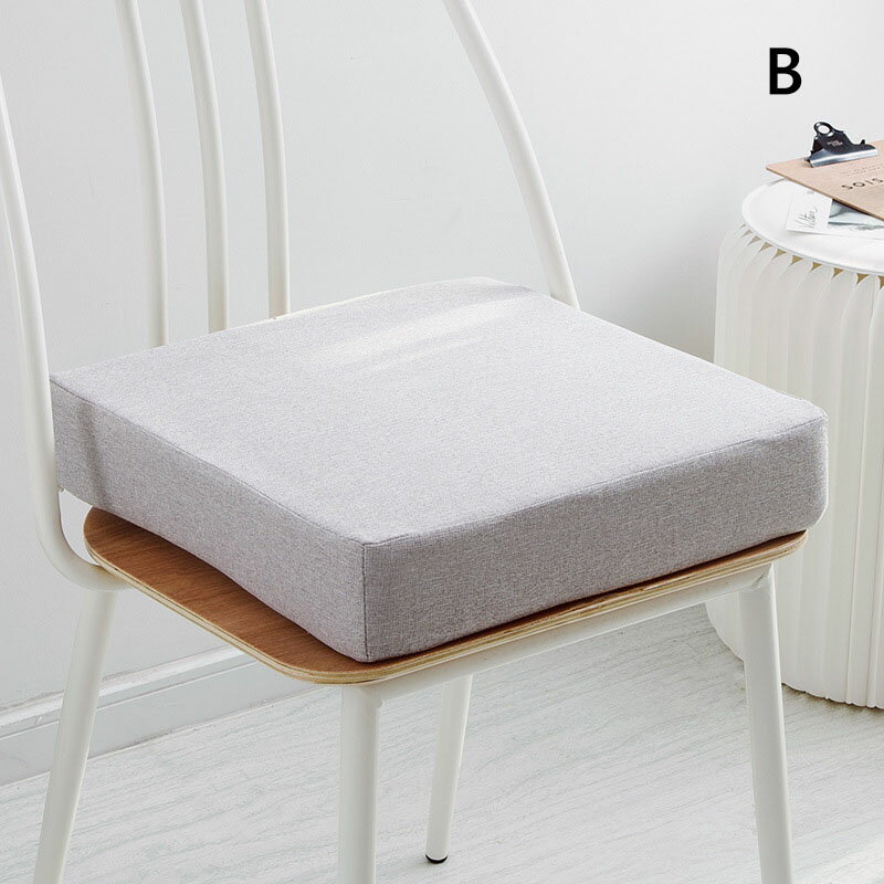 40*40*5cm 35D高密度スポンジパッド 極厚 分解洗濯できます ソファークッション フロアクッション 亜麻 正方形 四角 滑り止め ラウンドクッション シートクッション 畳 [3]