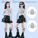 夏 新品 キラキラ ベスト キッズダンス衣装 女の子 シルバー スパンコール 銀タンクトップ+カフス 演出服 hiphop 舞台 団体服 子供応援団 チアガール 黒 ティアードスカート ジャズダンス チアガール 子供服 演出服 団体服 発表会 練習着 ダンスウェア チアリーダー 110-180