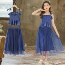 韓国子供服 セットアップ 女の子 オシャレ お姫様 上下セット 結婚式、パーティー 記念日 お呼ばれ お食事会 キッズ ガールズ 夏着 2点セット キャミソール...