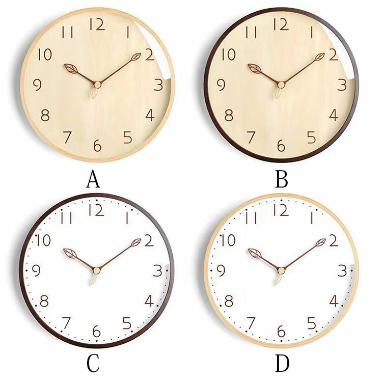 12インチ 壁掛け時計 掛け時計 北欧 おしゃれ 大人気 静音 ウォールクロック シンプル 壁掛け 時計 アナログ 数字 文字盤 大きい 直径30.8cm 時計 木製 オシャレ 音がしない 掛時計 新築 インテリア 壁掛け時計 モダン時計 壁掛け 時計 かべ掛け時計 非電波 電池式 見やすい [2]