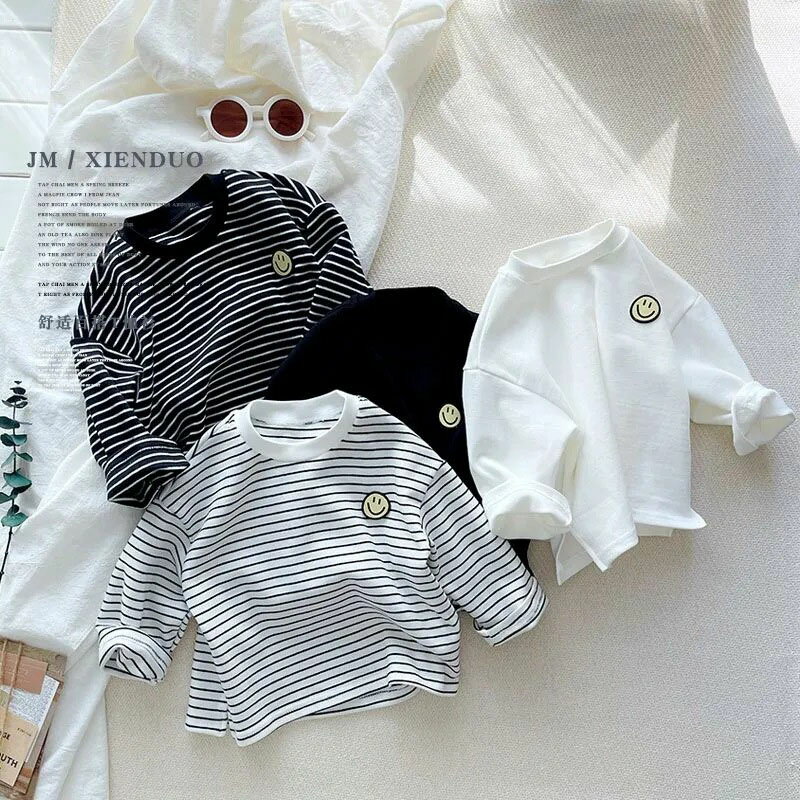 Tシャツ キッズ 長袖 子供服 男の子 女の子 綿 コットン ベビー服 tシャツ カットソー 春服 春物 秋服 秋物 ティーシャツ 長そで 子ども服 トップス ジュニア ユニセックス 赤ちゃん お着替え おしゃれ 可愛い 幼稚園 小学生 入学 80cm 90cm 100cm 110cm 120cm 130cm