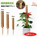 3本セット ココスティック モンステラ 支柱 おしゃれ 植物 支柱 ポトス 支柱 高さ調整可能 頑丈 耐久 ココナッツ 園芸支柱 ポトス 植物支柱 花ささえ 連...