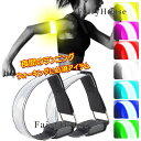 【6%OFFクーポン】ランニング ライト【7カラーチェンジ 簡単装着】 Type-C充電式 LEDアームバンド アームバンド LED 光る 推し活 ライブ グッズ 防水 夜間 散歩 スポーツ用 ジョギング ウォーキング ライト 反射バンド 反射板 光る腕輪 夜間の事故防止 送料無料