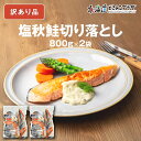 【訳ありセール品】産地出荷「根室市 藤井水産 塩秋鮭切り落とし 800g×2」冷凍 送料込 北海道 道東 鮭 秋鮭 切身